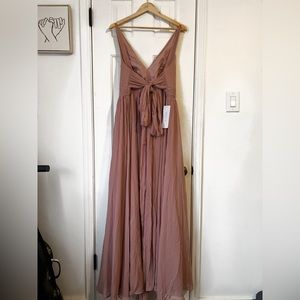 Dusty Rose Bridesmaid Dress
